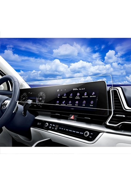 Kia Yeni Sportage 2023-2024-2025 Model Hayalet Ekran ve Navigasyon Uyumlu 9h Nano Ekran Koruyucu