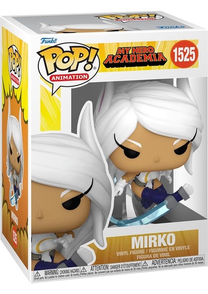 Pop! My Hero Academy Rumi Usagiyama (Mirko) Vinil Figür 9,5 Cm, Resmi Ürün