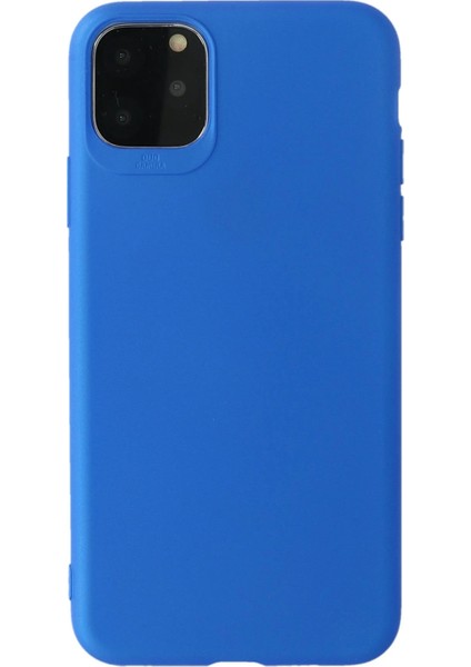 Iphone 11 Pro Max Kılıf First Silikon - Mavi Bstmy