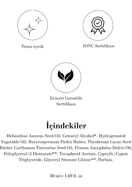 Body Butter - Yoğun Nemlendirici Vücut Yağı - Mabel 50ML