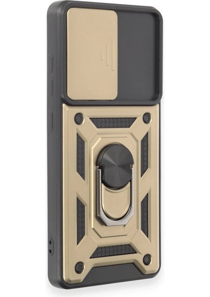 Samsung Galaxy S20 Fe Kılıf Pars Lens Yüzüklü Silikon - Gold Bstmy fiyatları