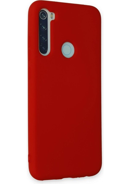 Xiaomi Redmi Note 8 Kılıf Nano Içi Kadife Silikon - Kırmızı Bstmy