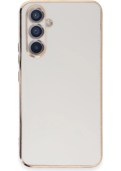 Samsung Galaxy A54 5g Kılıf Volet Silikon - Beyaz Bstmy
