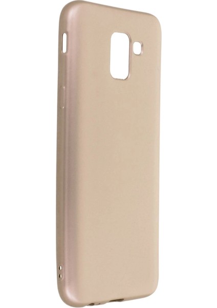 Samsung Galaxy J6 Kılıf First Silikon - Gold Bstmy