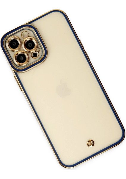 Iphone 12 Pro Kılıf Liva Lens Silikon - Mavi Bstmy
