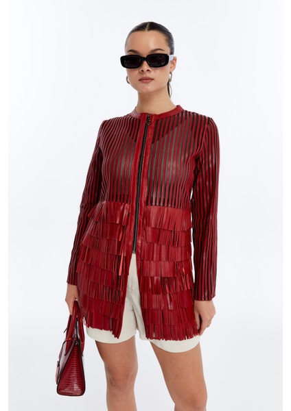 Kadın Hakiki Deri Uzun Ceket fiyatları