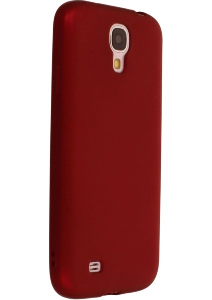 Samsung Galaxy I9500 / S4 Kılıf First Silikon - Bordo Bstmy