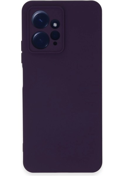 Xiaomi Redmi Note 12 4g Kılıf Nano Içi Kadife Silikon - Mor Bstmy