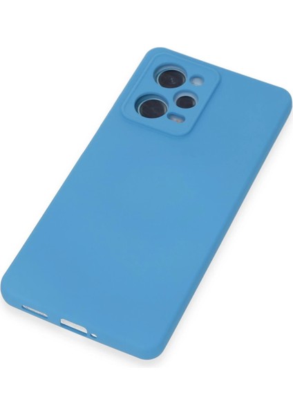 Xiaomi Redmi Note 12 Pro 5g Kılıf Nano Içi Kadife Silikon - Mavi Bstmy