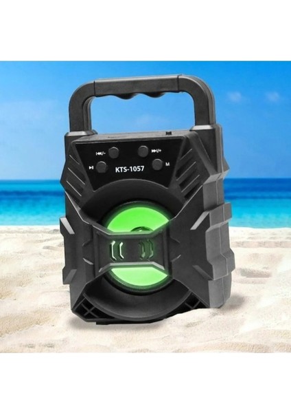 Kts-1057 Işıklı Bluetooth Hoparlör Siyah fırsatları