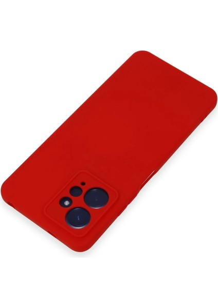 Xiaomi Redmi Note 12 4g Kılıf Nano Içi Kadife Silikon - Kırmızı Bstmy