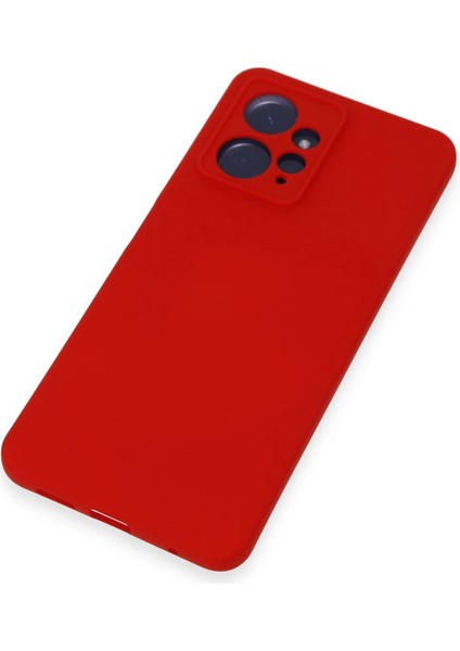 Xiaomi Redmi Note 12 4g Kılıf Nano Içi Kadife Silikon - Kırmızı Bstmy