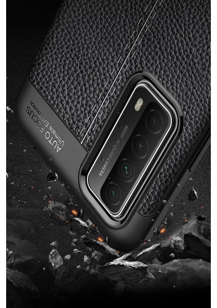 Huawei P Smart 2021 Kılıf Auto Focus Kapak - Kırmızı Bstmy