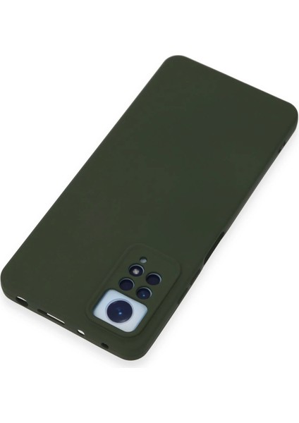 Xiaomi Redmi Note 12 Pro 4g Kılıf Nano Içi Kadife Silikon - Koyu Yeşil Bstmy
