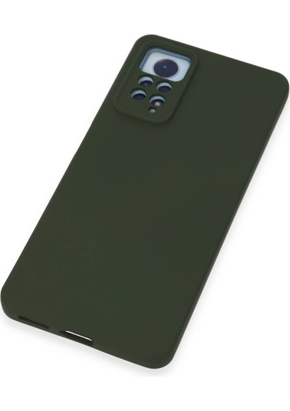Xiaomi Redmi Note 12 Pro 4g Kılıf Nano Içi Kadife Silikon - Koyu Yeşil Bstmy