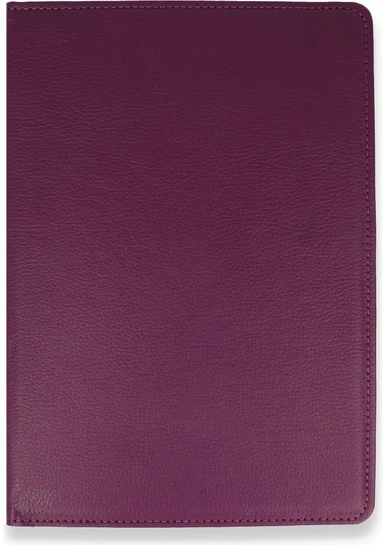 Samsung Galaxy X200 Tab A8 10.5 Kılıf 360 Tablet Deri Kılıf - Mürdüm Bstmy