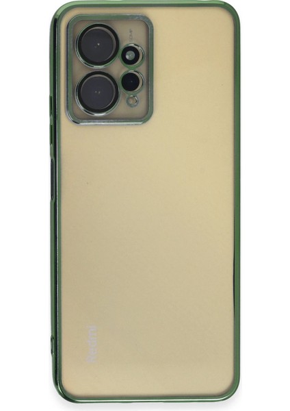 Xiaomi Redmi Note 12 4g Kılıf Razer Lensli Silikon - Yeşil Bstmy