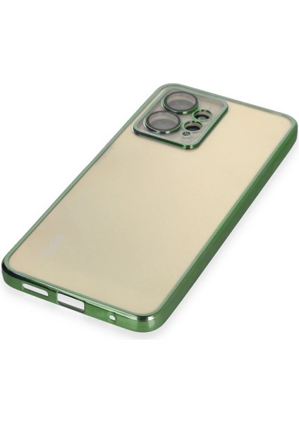 Xiaomi Redmi Note 12 4g Kılıf Razer Lensli Silikon - Yeşil Bstmy