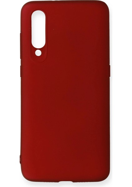 Xiaomi Mi 9 Kılıf First Silikon - Bordo Bstmy