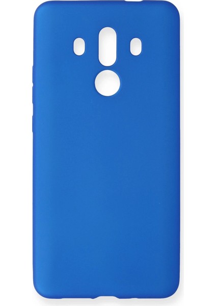Huawei Mate 10 Pro Kılıf First Silikon - Mavi Bstmy