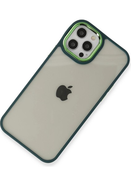 Iphone 12 Pro Max Kılıf Dora Kapak - Haki Yeşil Bstmy