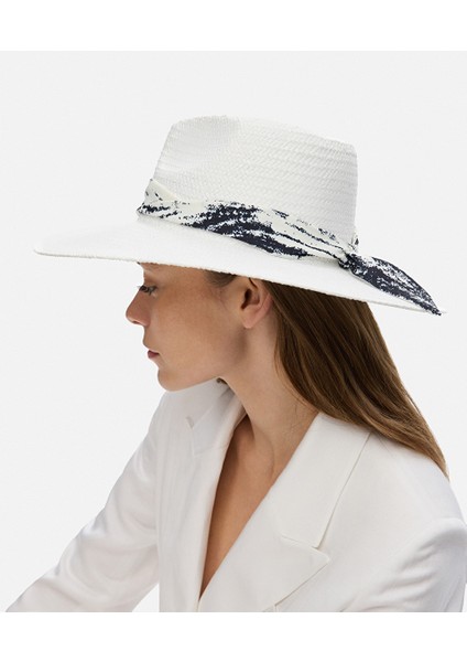 Desenli Kumaş Şeritli Şapka IS1250077022002 fiyatları
