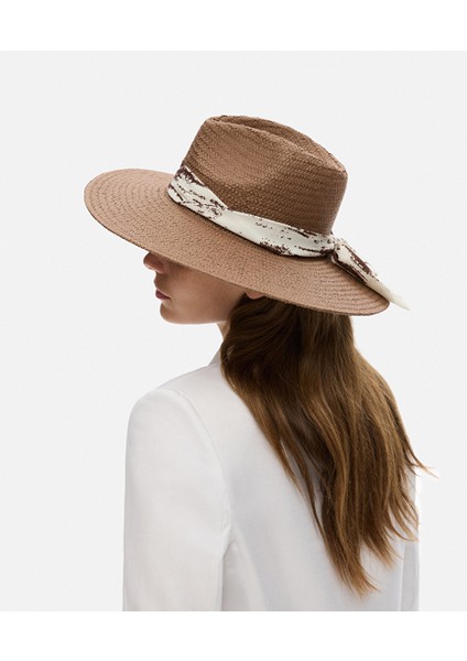 Desenli Kumaş Şeritli Şapka IS1250077022074 fiyatları