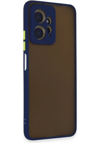 Xiaomi Redmi Note 12 4g Kılıf Montreal Silikon Kapak - Lacivert Bstmy