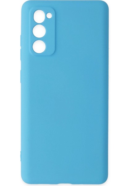 Samsung Galaxy S20 Fe Kılıf Nano Içi Kadife Silikon - Mavi Bstmy