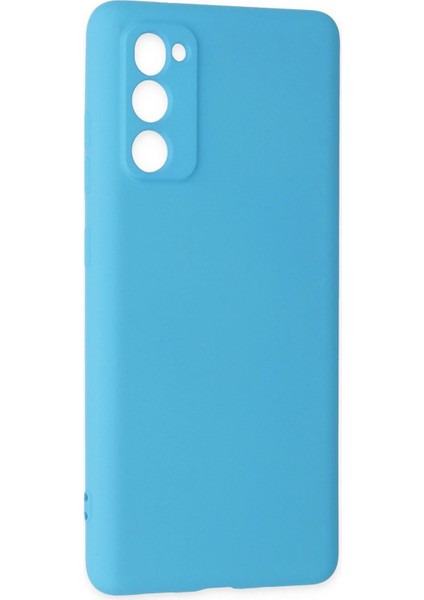Samsung Galaxy S20 Fe Kılıf Nano Içi Kadife Silikon - Mavi Bstmy