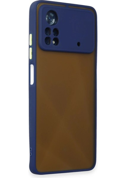 Xiaomi Poco X4 Pro 5g Kılıf Montreal Silikon Kapak - Lacivert Bstmy