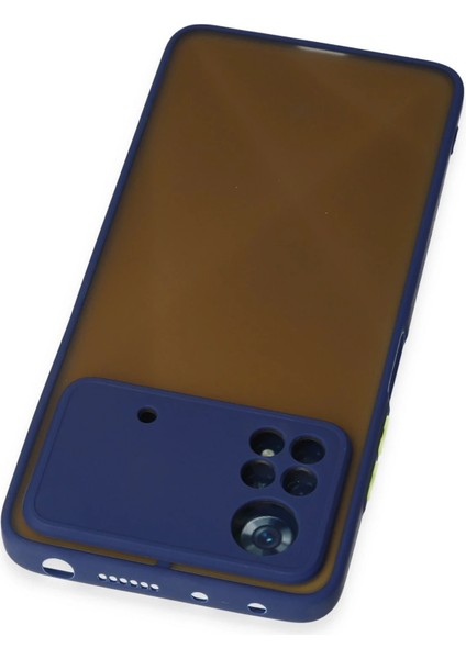 Xiaomi Poco X4 Pro 5g Kılıf Montreal Silikon Kapak - Lacivert Bstmy