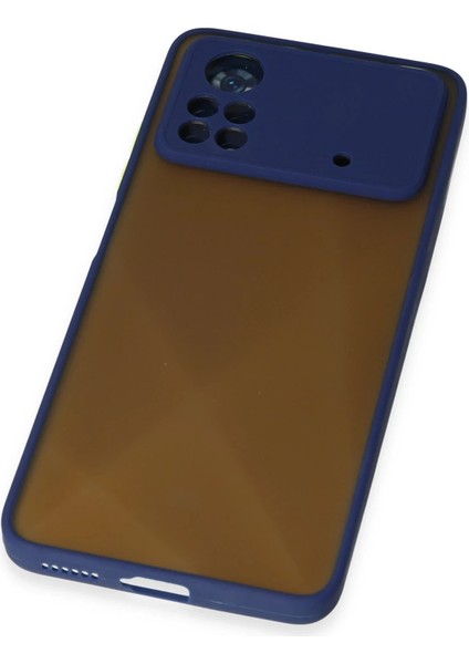 Xiaomi Poco X4 Pro 5g Kılıf Montreal Silikon Kapak - Lacivert Bstmy