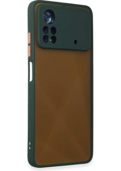 Xiaomi Poco X4 Pro 5g Kılıf Montreal Silikon Kapak - Yeşil Bstmy