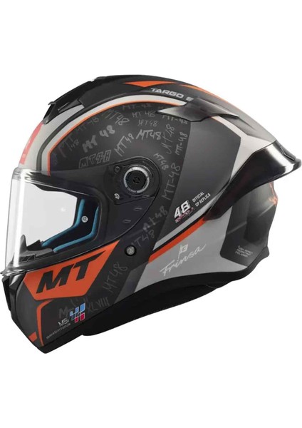 Helmets Targo S Ivan Ortolo B4 Kapalı Kask