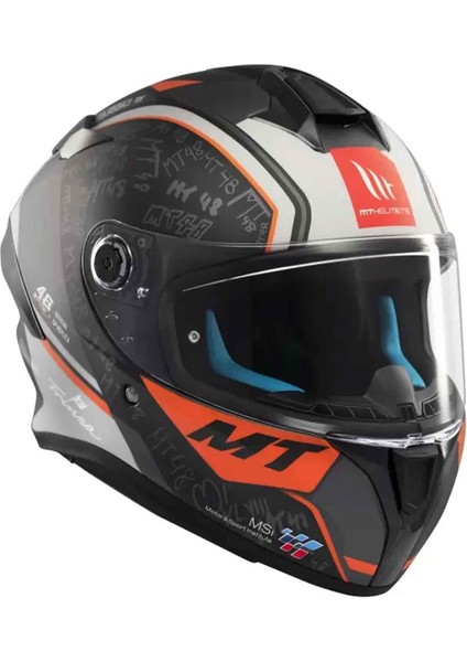 Helmets Targo S Ivan Ortolo B4 Kapalı Kask