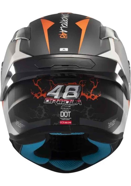 Helmets Targo S Ivan Ortolo B4 Kapalı Kask