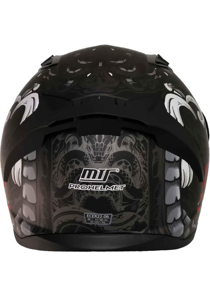 Pro Helmets M-801 Snake Full Face Motosiklet Kaskı modelleri