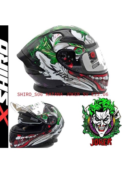 Katana Joker Kapalı Kask