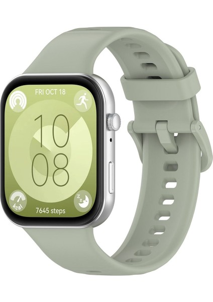 Huawei Watch Fit 4 Huawei Watch Fit 4 Pro Ile Uyumlu Kordon Terletmeyen Yumuşak Silikon Spor Kayış