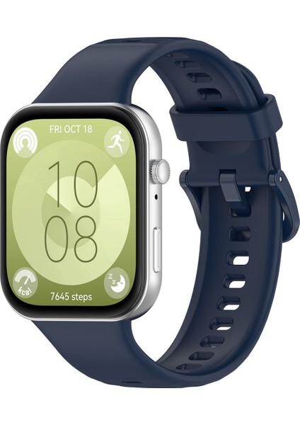 Huawei Watch Fit 4 Huawei Watch Fit 4 Pro Ile Uyumlu Kordon Terletmeyen Yumuşak Silikon Spor Kayış