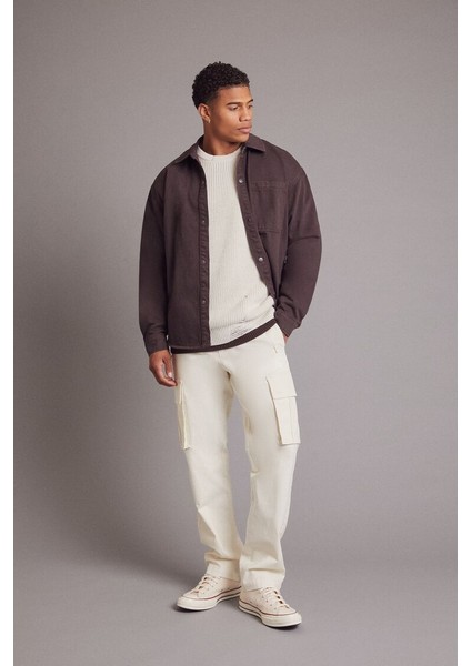 Slim-Fit Kargo Pantolon