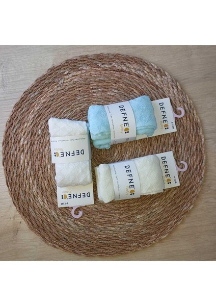 KIPIRIK 3 Adet Pamuklu Unısex Çocuk Ve Bebek Külotlu Çorap