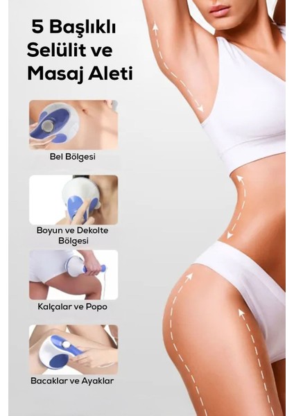 5 Başlıklı Tüm Vücut Masajı Aleti fırsatları
