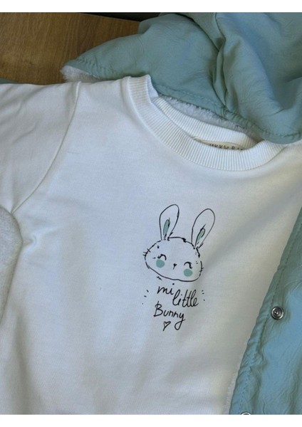 Kıpırık Baby3'lü Kız Çocuk Çocuk Içi Polarlı Ceket 2 Iplik Sweatshirt ve Pantalon Takım modelleri