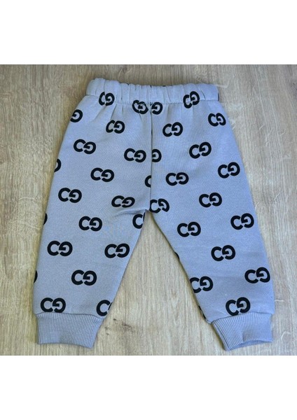 Kıpırık Baby3'lü Çocuk Çocuk Şardonlu Kapişonlu Sweatshirt Uzun Kollu Tshirt ve Eşohman Altı Takımı modelleri