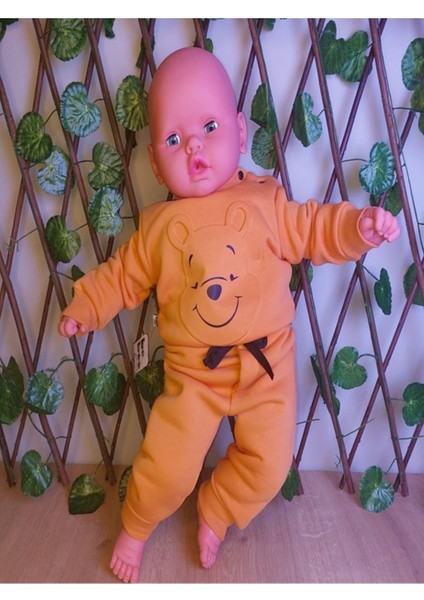 Kıpırık Baby Ayicikk Desenli? Şardonlu 2'li Takim