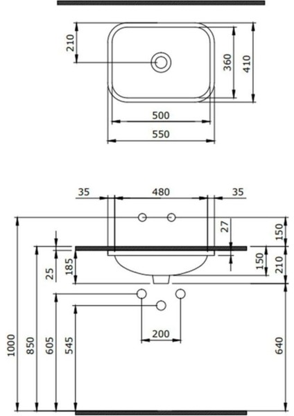 Bocchi Scala Tezgah Altı Lavabo Parlak Turuncu 1006-012-0125