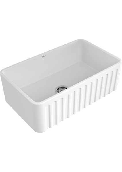 Bocchi Lavello Dekorlu Eviye 76 cm Parlak Beyaz 1602-001-0120