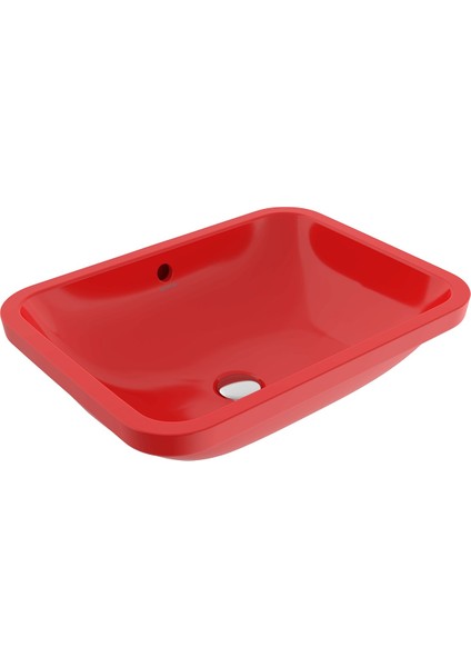 Bocchi Scala Tezgah Altı Lavabo Parlak Kırmızı 1006-019-0125